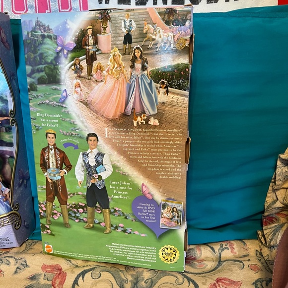Barbie as The Princess and The Pauper King Dominick Doll SEALED NEW IN BOX. - Picture 2 of 2